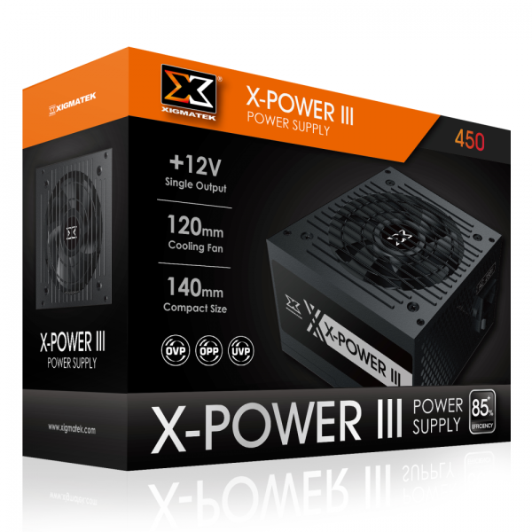 Bộ nguồn Xigmatek X-Power III 450 (400W, 230V)