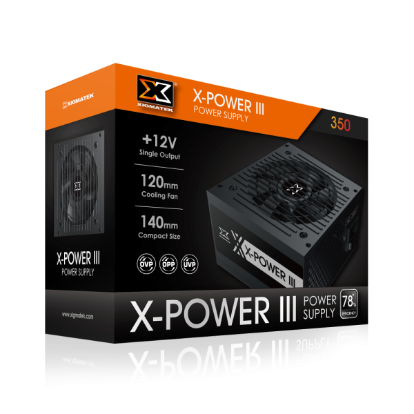 Bộ Nguồn Xigmatek X-POWER III 350 ( 250W, 230V )