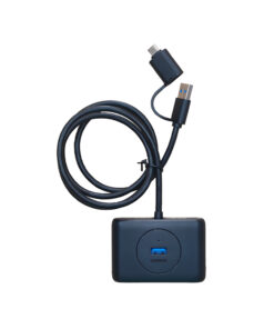 Bộ chia Ugreen USB hup 4 cổng 3.0 đen, 2 in1 , dài 1M, ( 40850 )