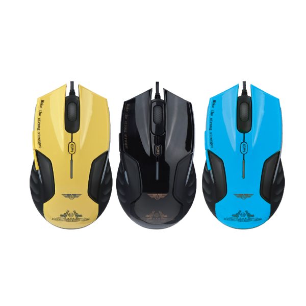 Mouse NEWMEN Gaming G7+ ( LED Black/Blue/Yellow )