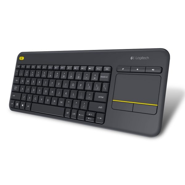 BÀN PHÍM LOGITECH K400 PLUS WIRELESS/TOUCHPAD/ĐEN (DARK)